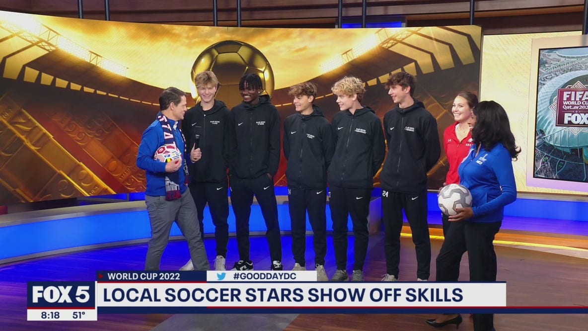 Montgomery Blair High's soccer team visits Good Day DC